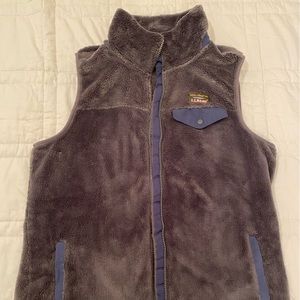 LL Bean Hi-Pile Fleece Vest